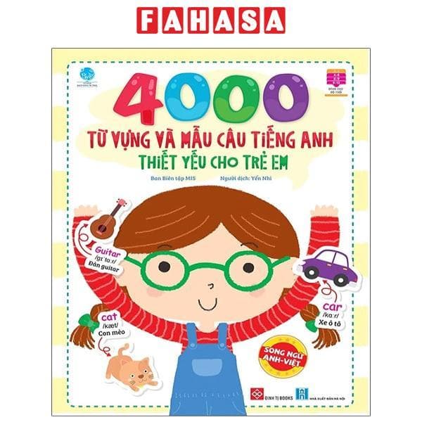 Sách 4000 Từ Vựng Và Mẫu Câu Tiếng Anh Thiết Yếu Cho Trẻ Em