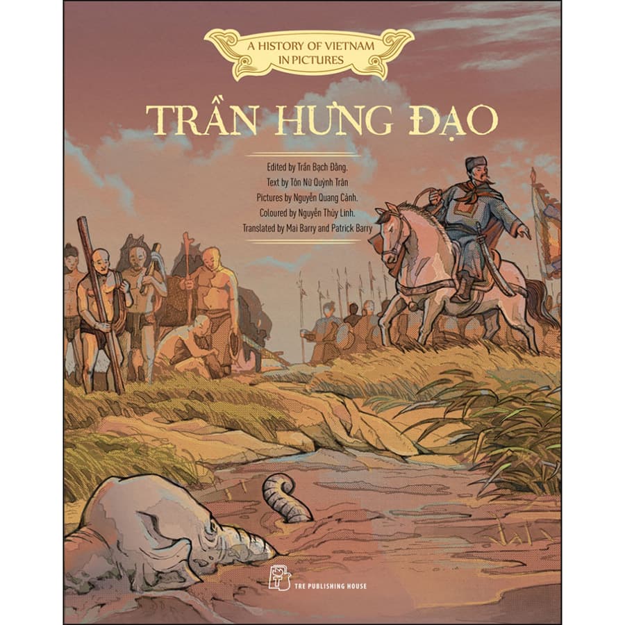 Sách A History Of VN In Pictures. Trần Hưng Đạo Bìa cứng