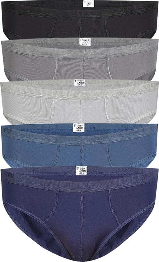 Combo 5 Quần Lót Nam Freeman chất liệu thun lạnh 6042 M