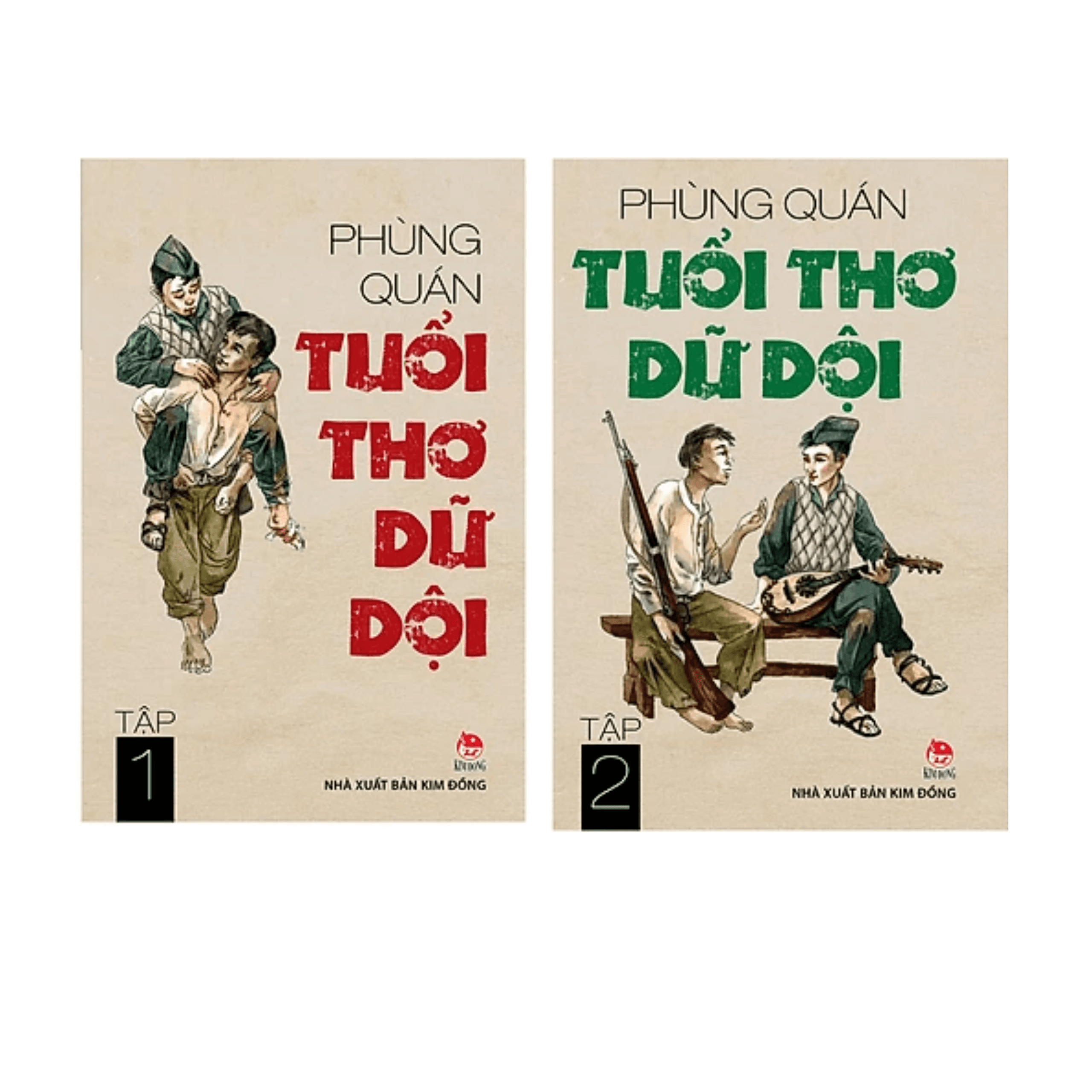 Combo 2 cuốn Truyện Dành Cho Thiếu Nhi Tuổi Thơ Dữ Dội Tập 1 2 Tái Bản
