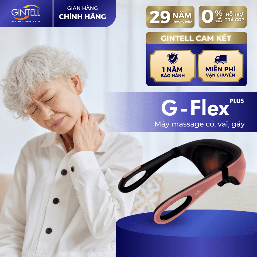 Máy Massage Cổ Vai Gáy GINTELL G Flex PLUS 1 Năm Bảo Hành
