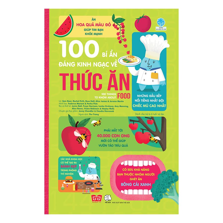 Sách 100 Bí Ẩn Đáng Kinh Ngạc Về Thức Ăn USBORNE 100 Things To Know About Food