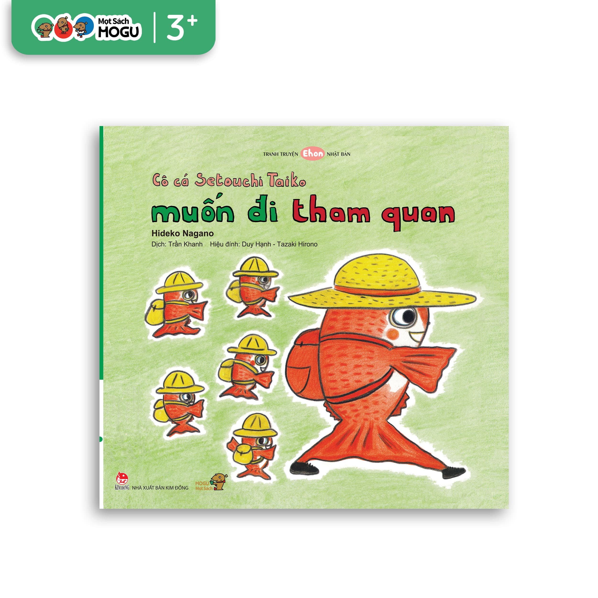 Truyện Ehon bé 3 4 5 tuổi Cô cá Setouchi Taiko muốn đi tham quan