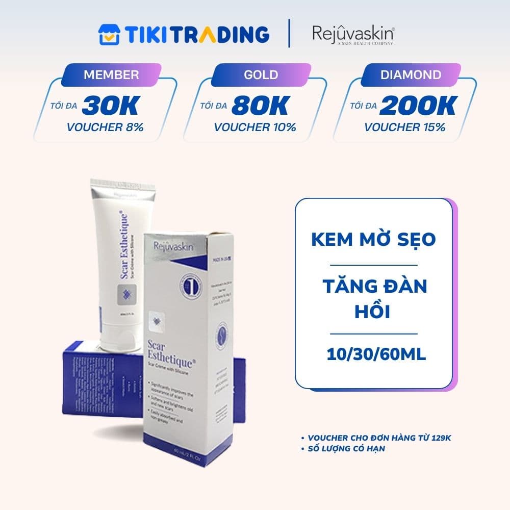Kem giảm sẹo thâm sẹo rỗ sẹo lõm Scar Esthetique 60ml