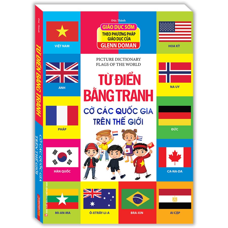 Sách Từ Điển Bằng Tranh Cờ Các Quốc Gia Trên Thế Giới Bìa Cứng