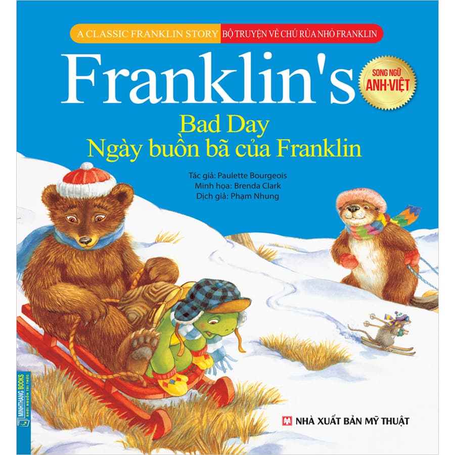 Bộ Truyện Về Chú Rùa Nhỏ Franklin Ngày Buồn Bã Của Franklin Song Ngữ Anh Việt