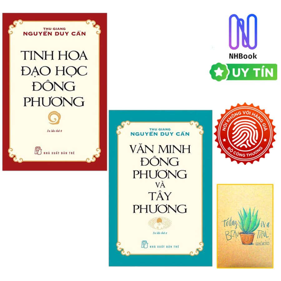 Combo Văn Minh Đông Phương Và Tây Phương và Tủ Sách Triết Học Phương Đông Tinh Hoa Đạo Học Đông Phương Tặng Kèm Sổ Tay