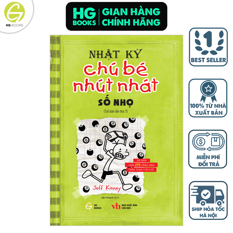 Nhật Ký Chú Bé Nhút Nhát Tập 8 Thánh Nhọ phiên bản Tiếng Việt