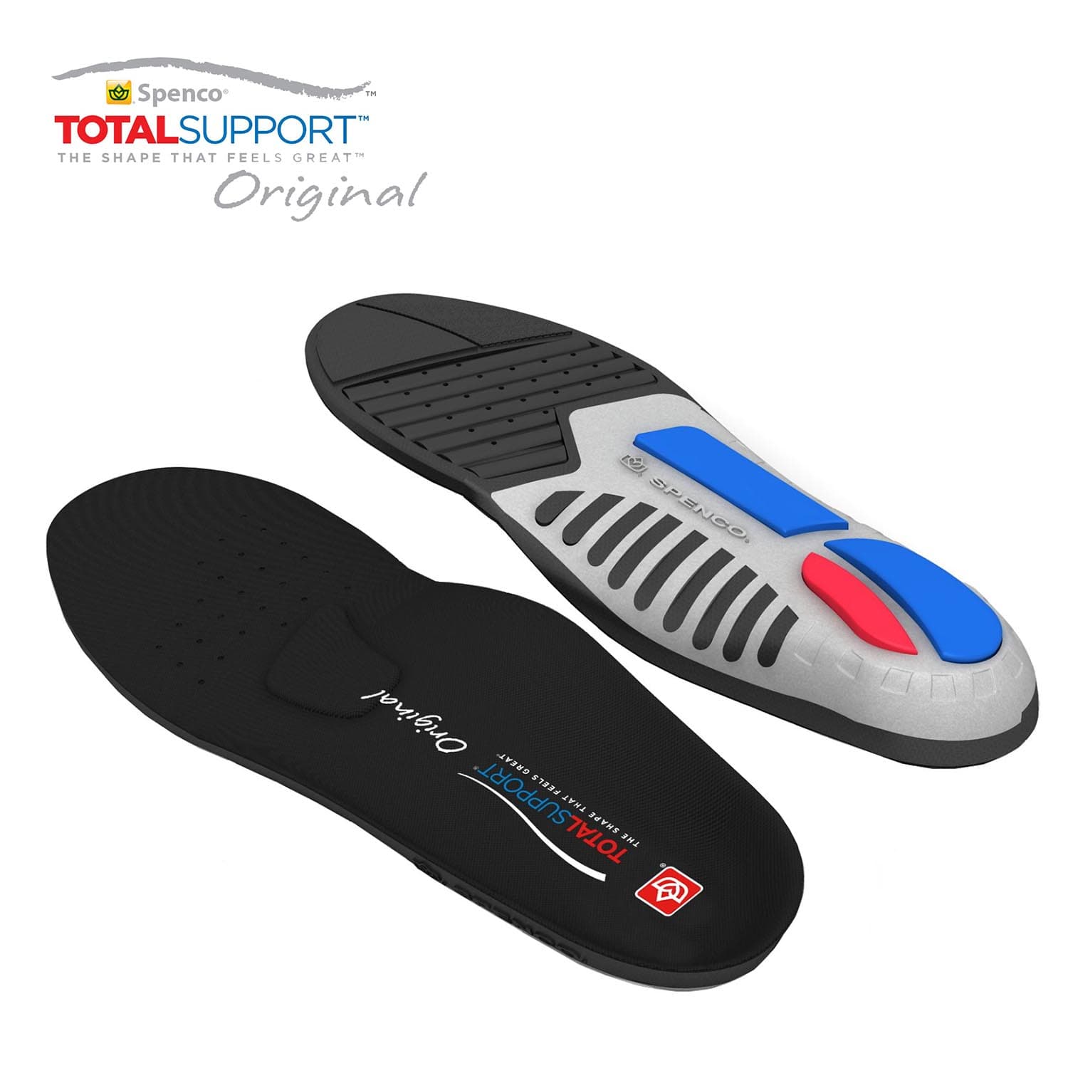 Lót giày sức khỏe Spenco Total Support Original 46 695 hỗ trợ nâng vòm dùng cho giày thể thao giày tây giày lười Size 4