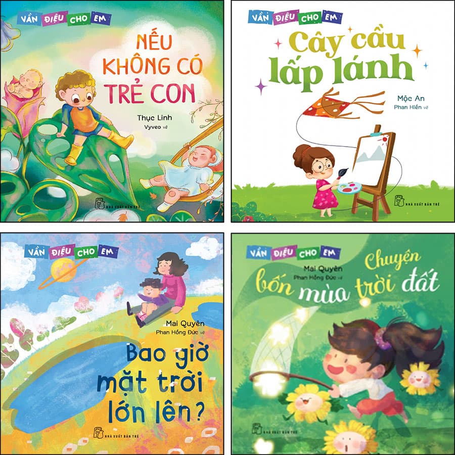 Vần Điệu Cho Em Combo 4 Cuốn