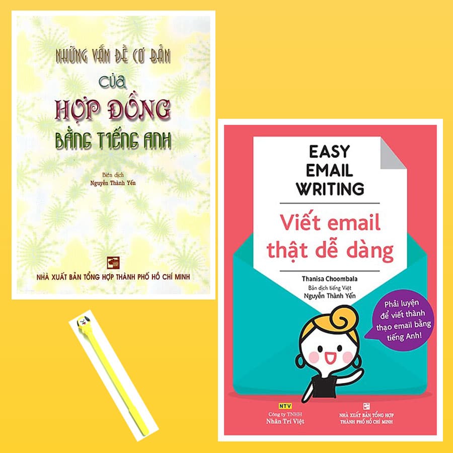 Combo Easy Email Writing Viết Email Thật Dễ Dàng và Những Vấn Đề Cơ Bản Của Hợp Đồng Bằng Tiếng Anh Tặng Kèm Viết