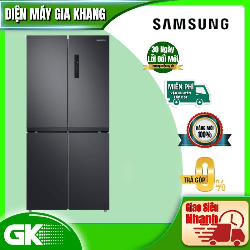 Tủ lạnh Samsung Inverter 488 lít RF48A4000B4SV Chỉ giao HCM