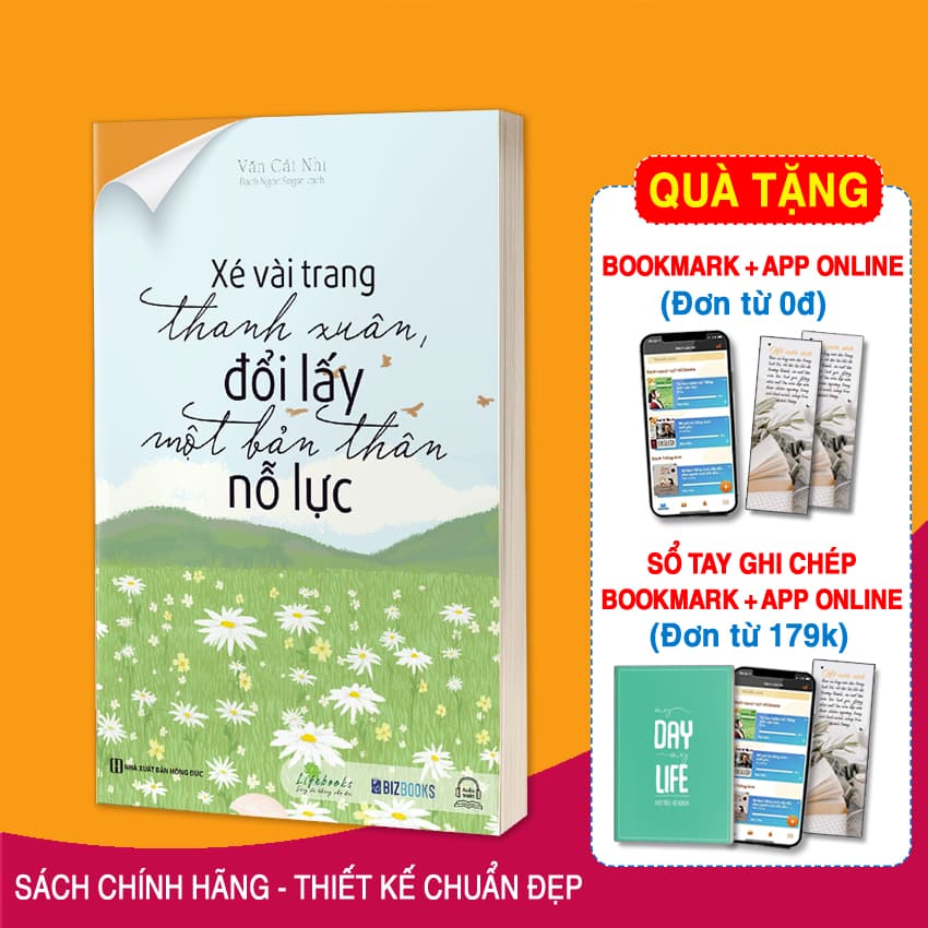 Sách Xé vài trang thanh xuân đổi lấy một bản thân nỗ lực