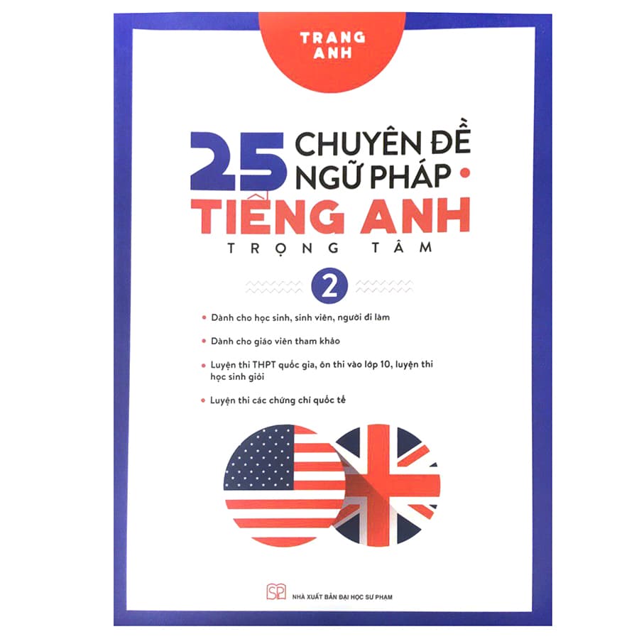 Sách 25 Chuyên Đề Ngữ Pháp Tiếng Anh Trọng Tâm Tập 2