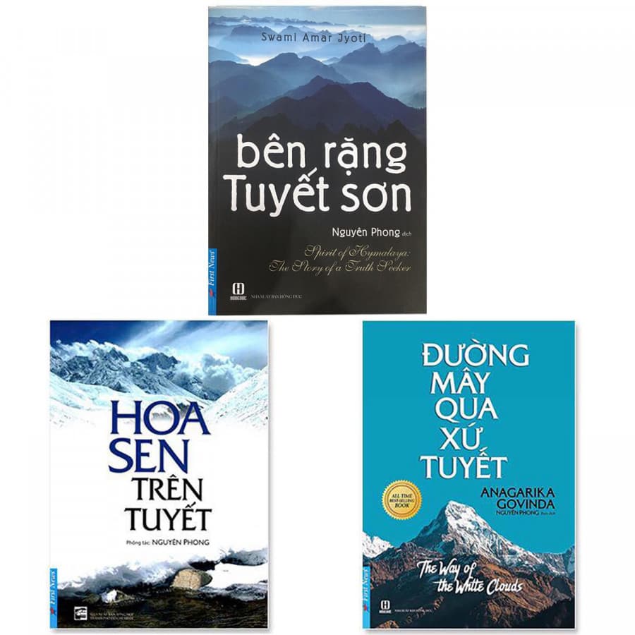 Combo 3 cuốn Bên Rặng Tuyết Sơn Hoa Sen Trên Tuyết Đường Mây Qua Xứ Tuyết