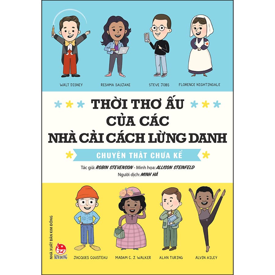 Sách Thời Thơ Ấu Của Các Nhà Cải Cách Lừng Danh Chuyện Thật Chưa Kể Tái Bản 2023