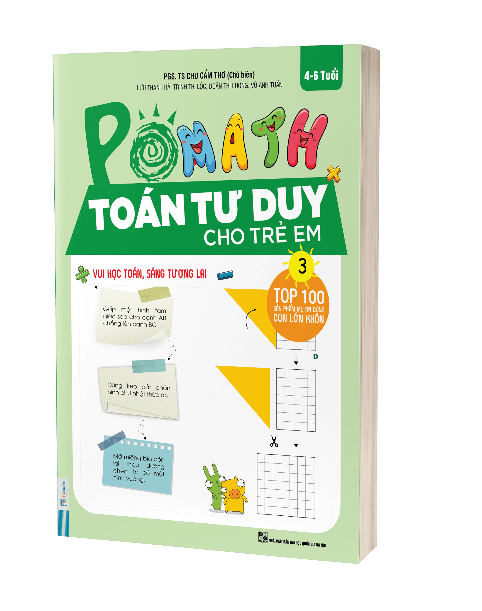 Sách POMath Toán Tư Duy Cho Trẻ Em 4 6 Tuổi Tập 3
