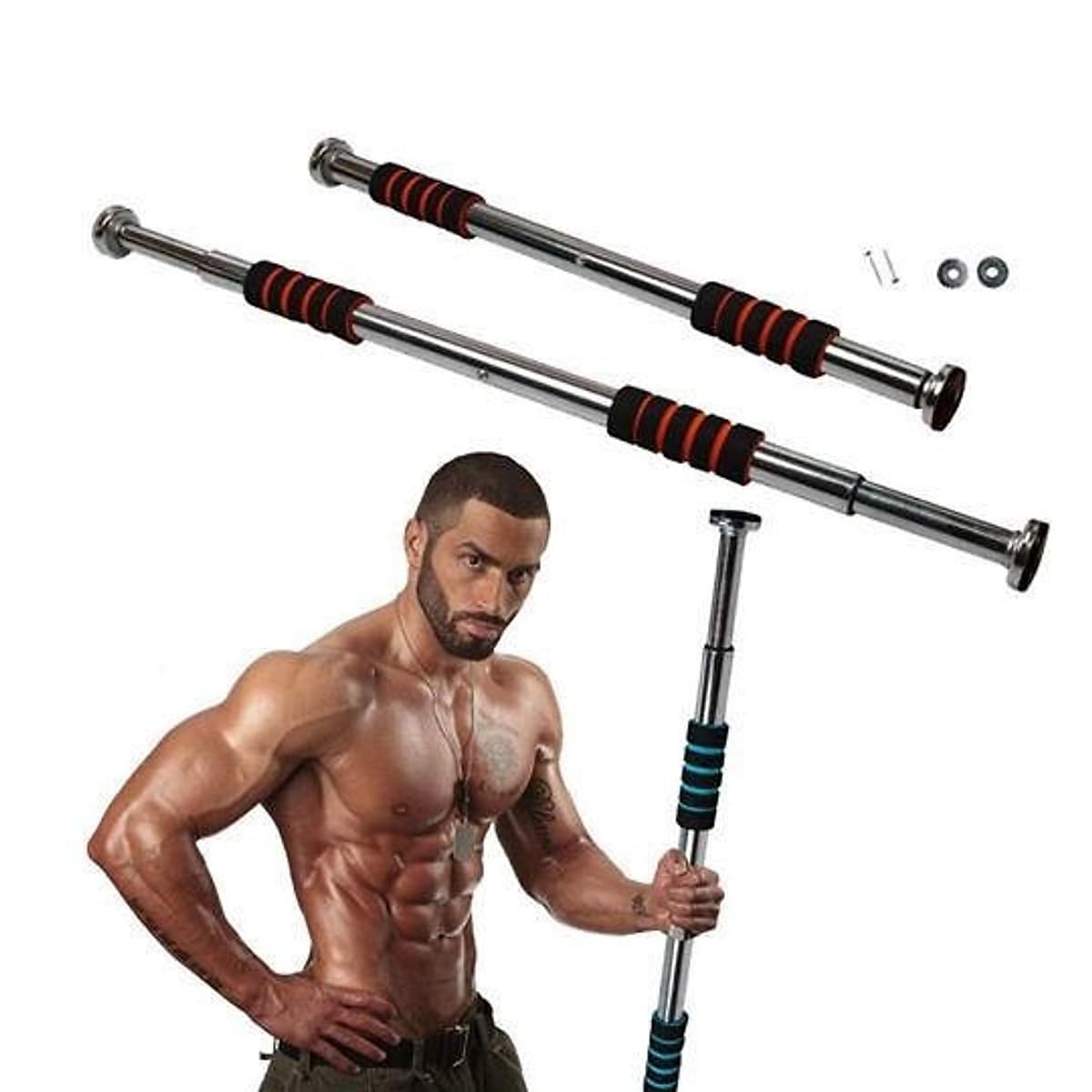 Xà Đơn Treo Tường Gắn Cửa Đa Năng Độ Dài Tùy Chỉnh Giúp Bạn Tập Gym Tập Cơ Bụng Cơ Vai Cơ Xô 60 120Cm MINIIN Màu Ngẫu Nhiên 80 130cm màu ngẫu nhiên
