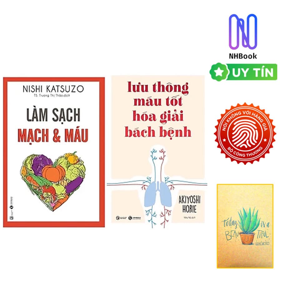 Combo 2 cuốn Làm Sạch Mạch Và Máu Lưu Thông Máu Tốt Giải Hóa Bách Bệnh