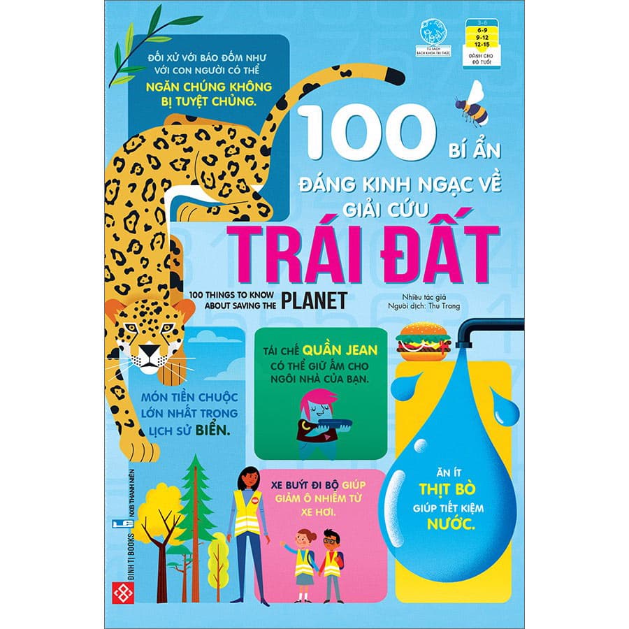 Sách 100 Bí Ẩn Đáng Kinh Ngạc Về Giải Cứu Trái Đất 100 Things To Know About Saving The Planet