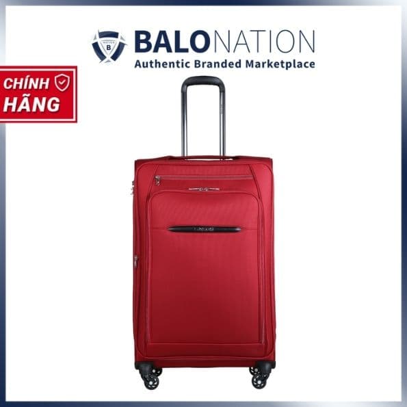 Vali Kéo Vải Du Lịch SAKOS VIVIAN 7 Size L 28inch Ký Gửi Đại Khóa TSA Chống Thấm Trượt Nước Đỏ