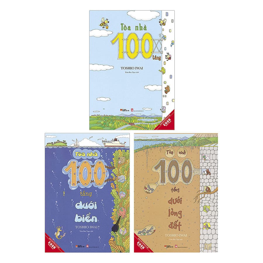 Combo Ehon Nhật Bản Tòa Nhà 100 Tầng Dành Cho Trẻ Từ 3 8 Tuổi