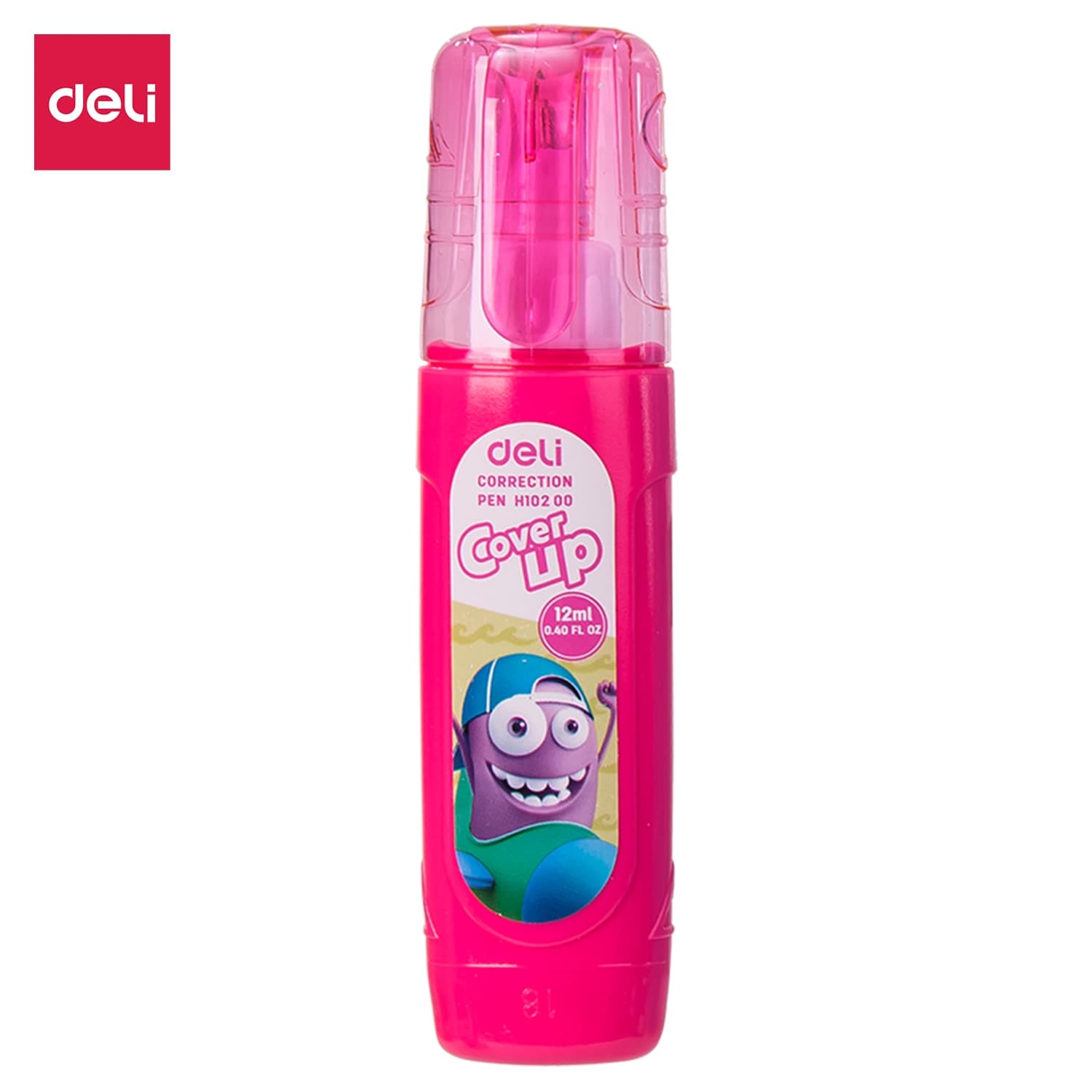 Bút Xoá Nước 12Ml Deli Hồng Xanh Vàng 1 Cái EH10200 Hồng EH10200