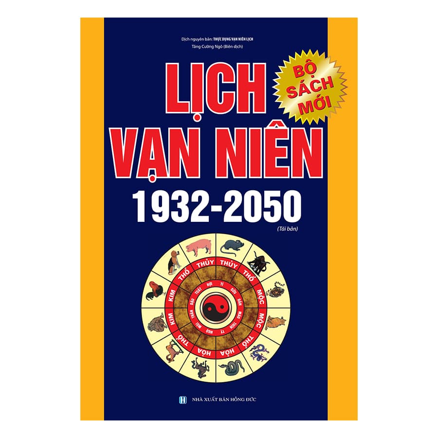 Sách Lịch Vạn Niên 1932 2050 Tái Bản