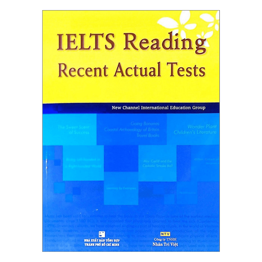 Sách IELTS Reading Recent Actual Tests