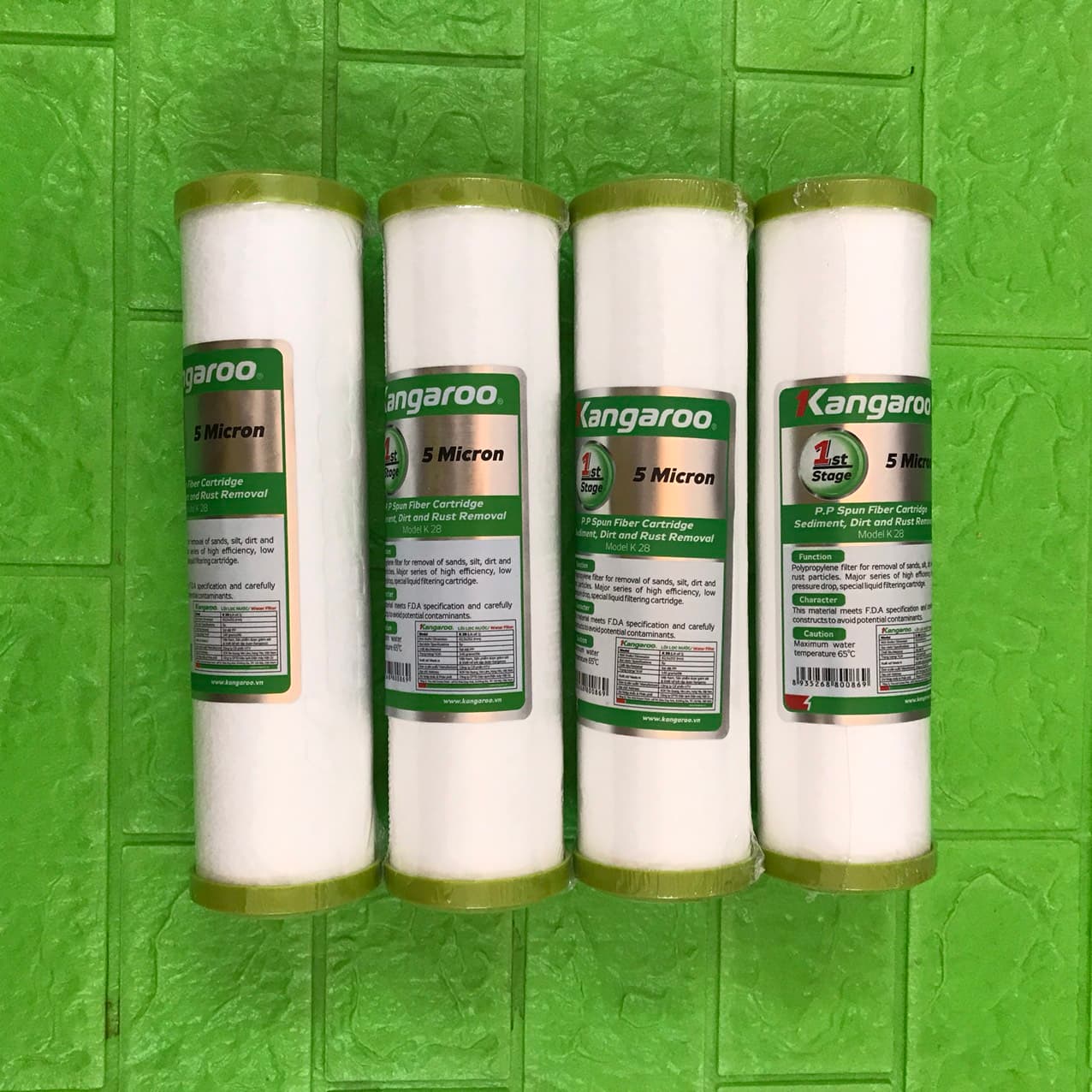 Combo 4 lõi lọc nước số 1 Kangaroo Kangaroo