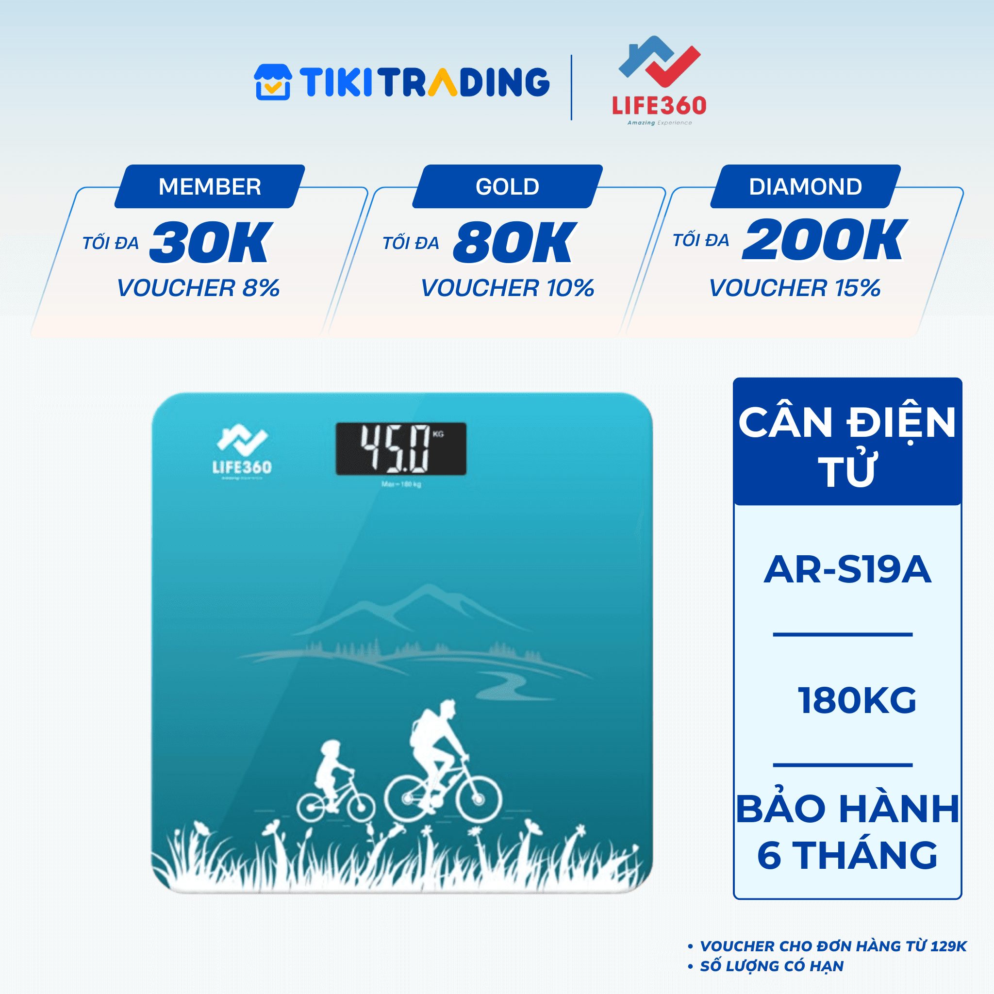 Cân sức khỏe Life360 AR S19A