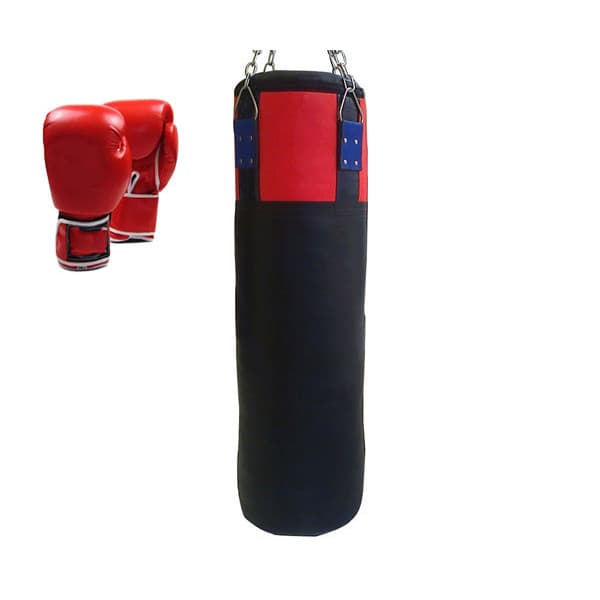 Bao Cát Đấm Bốc Nhồi Sẵn 3 Lớp 80cm Đại Nam Sport Kèm Xích Treo Găng Đấm Bốc Cao Cấp Giao Màu Ngẫu Nhiên