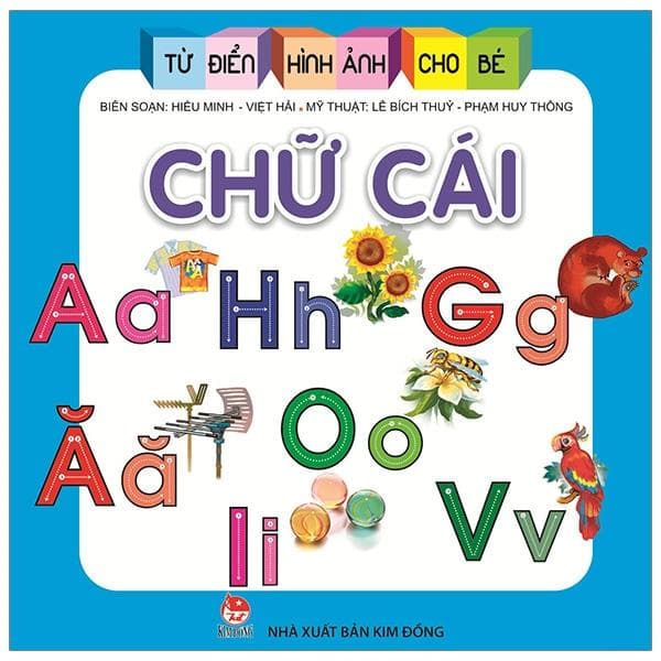 Từ Điển Hình Ảnh Cho Bé Chữ Cái Tái Bản 2019