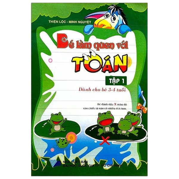 Sách Bé Làm Quen Với Toán 3 4 Tuổi Tập 1