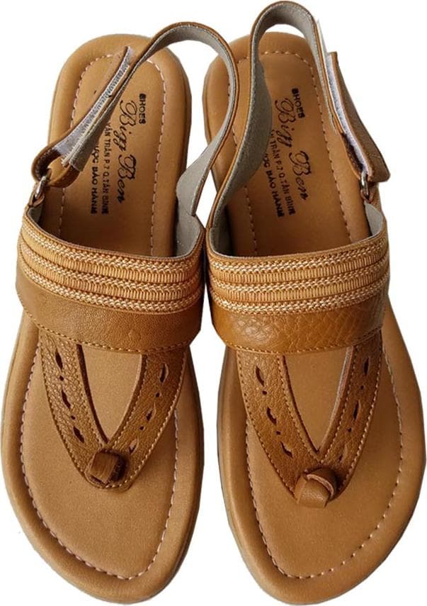 Giày Sandal Kẹp Nữ BIGGBEN Da Bò Thật SDN31 35