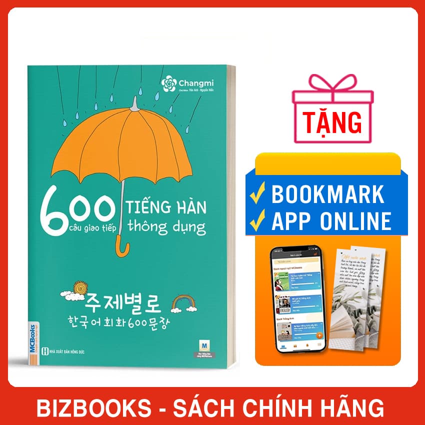Sách 600 Câu Giao Tiếp Tiếng Hàn Thông Dụng