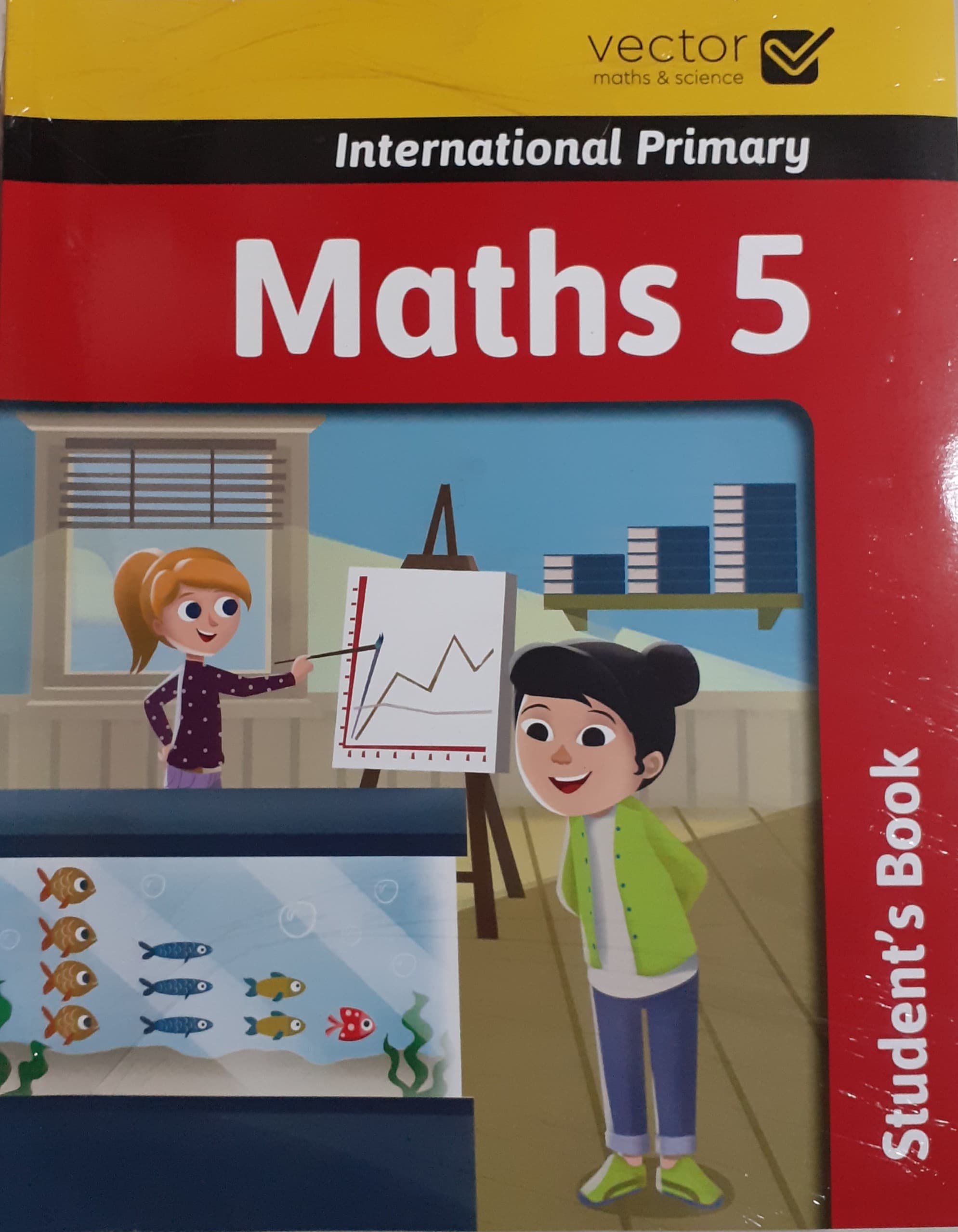 Vector Sách hệ Cambrige Học toán bằng tiếng Anh Maths 5 Students Book