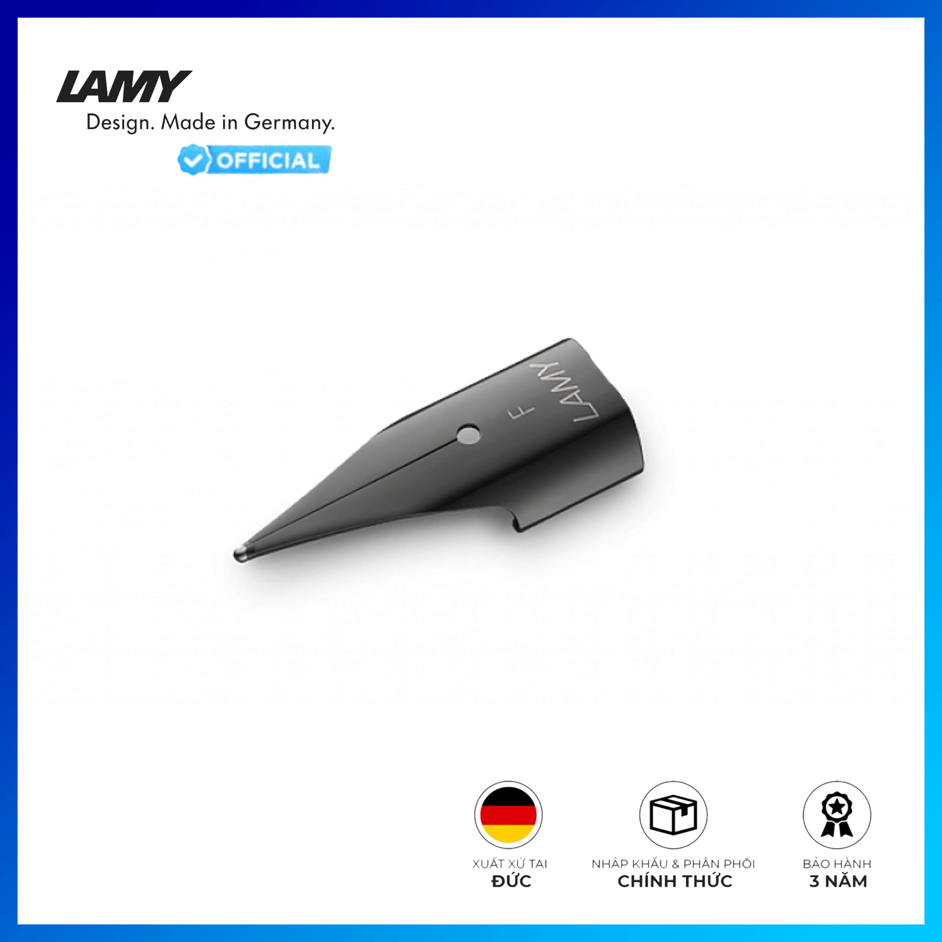 Ngòi bút máy LAMY Z 50 Steel Black F