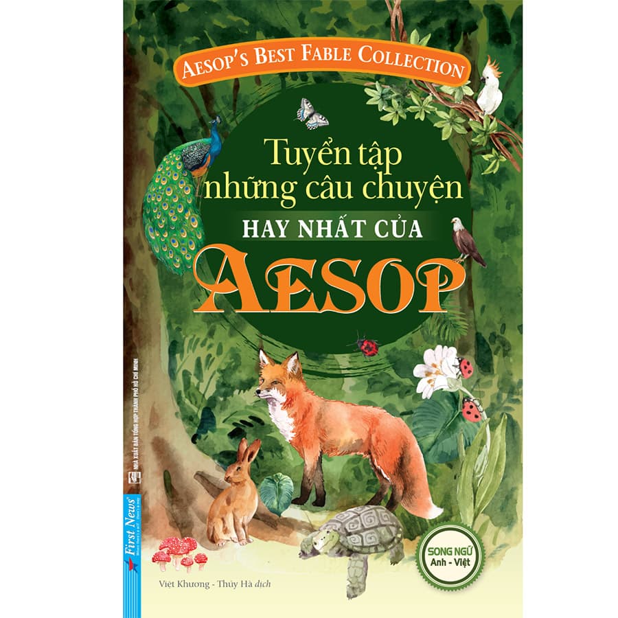 Sách Tuyển Tập Những Câu Chuyện Hay Nhất Của AESOP Song Ngữ Anh Việt