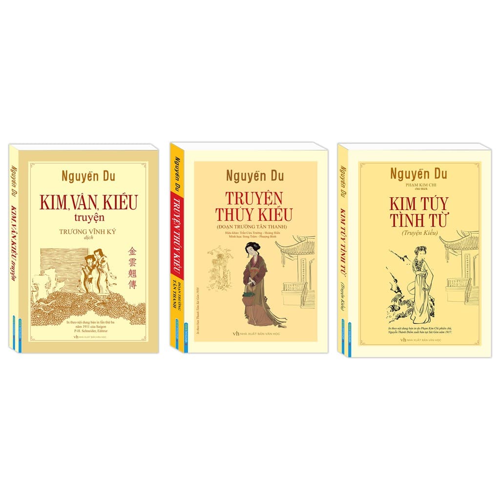 Combo Kim Vân Kiều truyện bìa mềm Truyện Thúy Kiều Kim túy tình từ