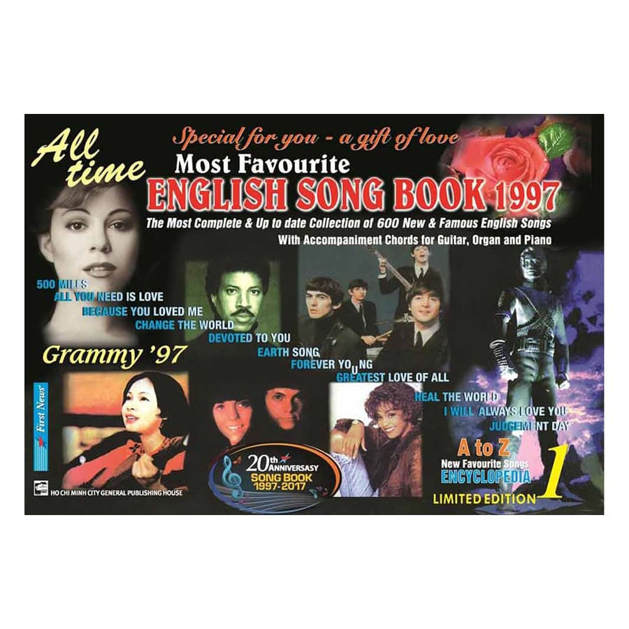 Sách English Song Book 1997 Tập 1