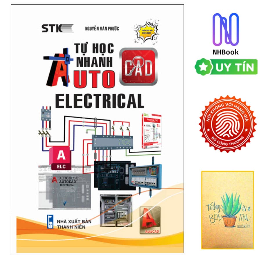 Sách Tự Học Nhanh AutoCAD Electrical Tặng Sổ tay Xương Rồng