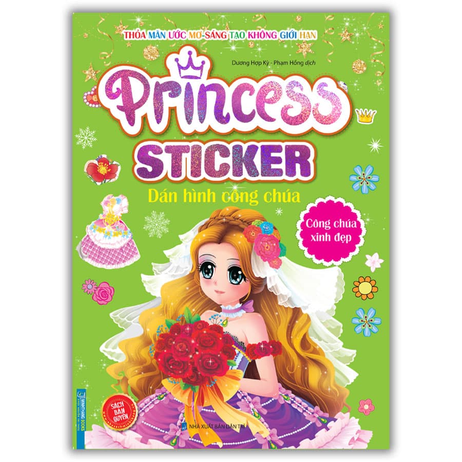 Sách Princess Sticker Dán Hình Công Chúa Công Chúa Xinh Đẹp