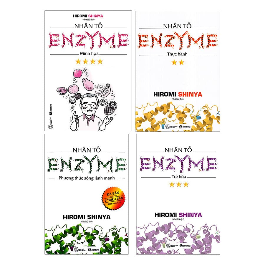 Sách Nhân Tố Enzyme Trọn Bộ 4 Cuốn Tái Bản