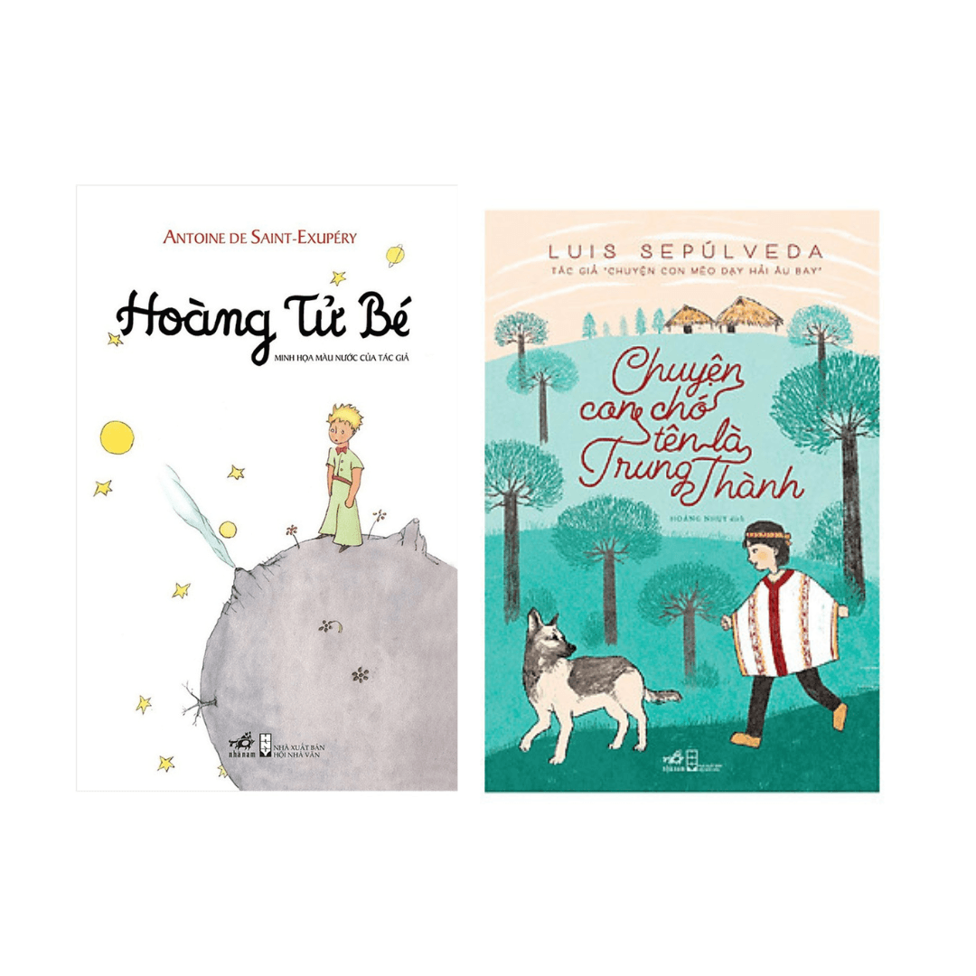 Combo sách văn học hay Chuyện con chó tên là trung thành Hoàng tử bé Tặng kèm bookmark thiết kế