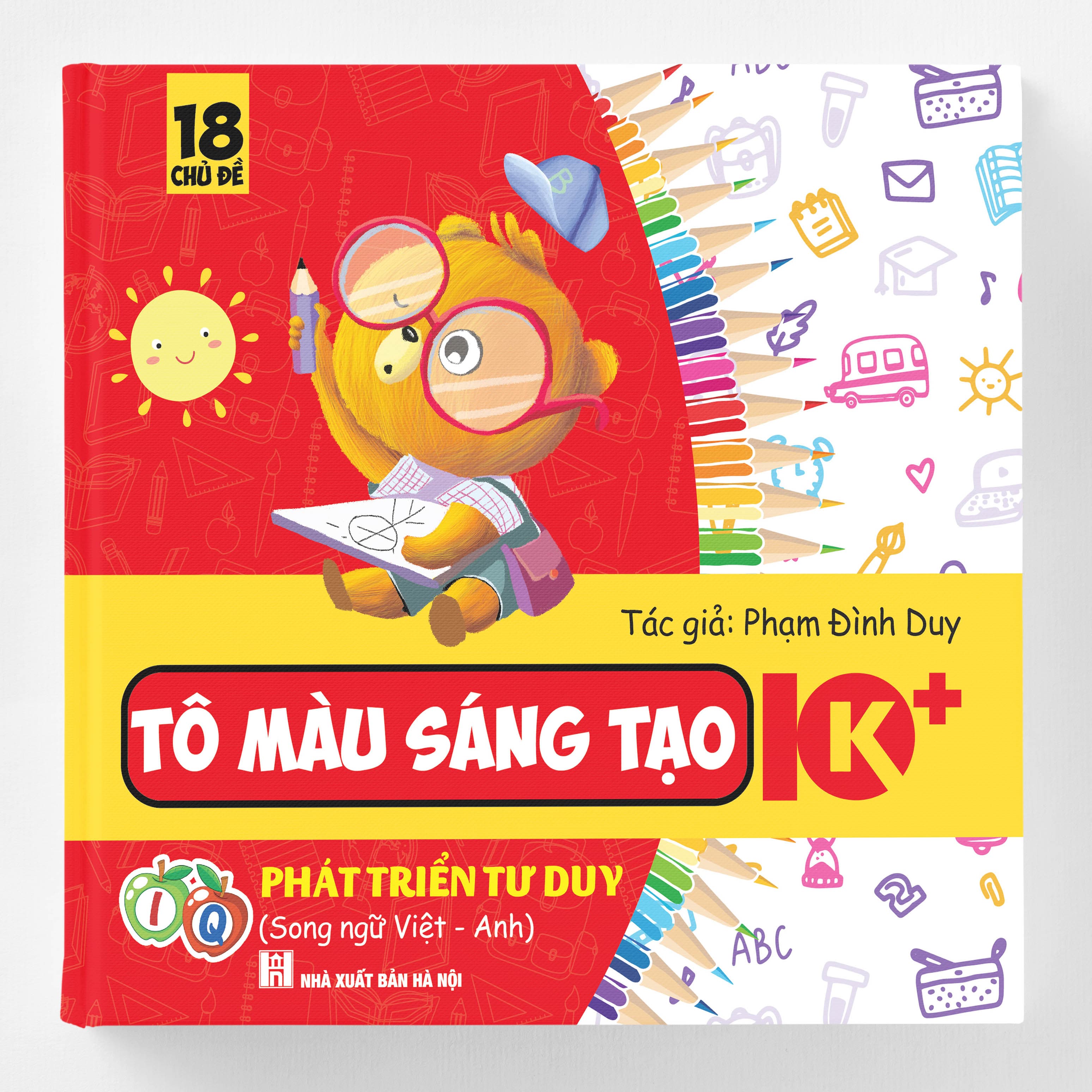 Tô màu Sáng tạo 10K Phát triển tư duy IQ Song ngữ Việt Anh