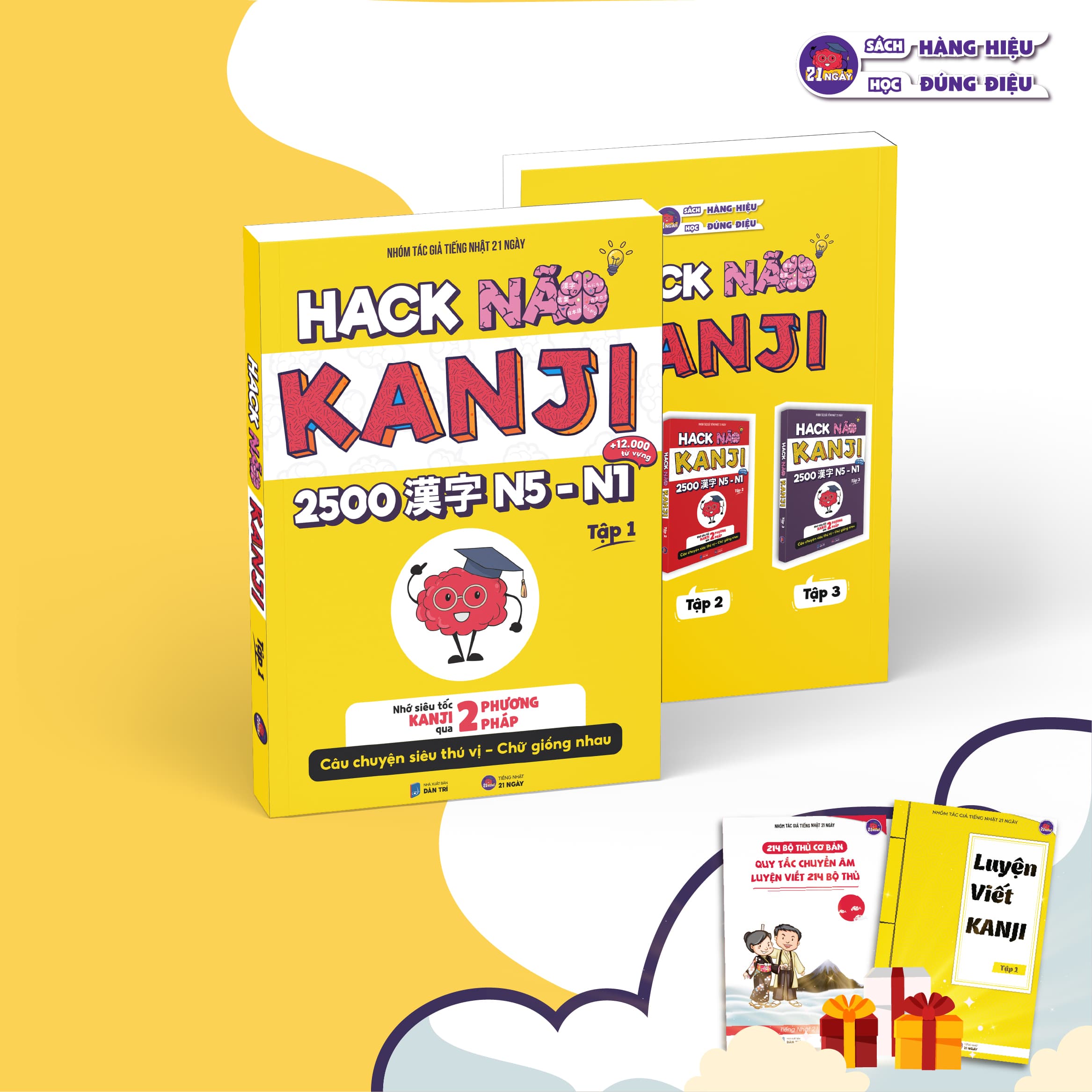 Hack Não Kanji Tập 1 Ghi Nhớ Kanji Theo Câu Chuyện Thú Vị Và Bộ Giống Nhau