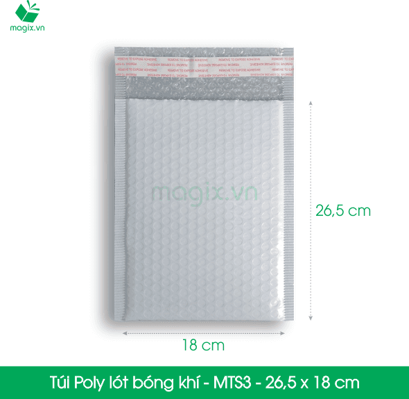 MTS3 26.5x18 cm 25 Túi chống sốc bọc bóng khí
