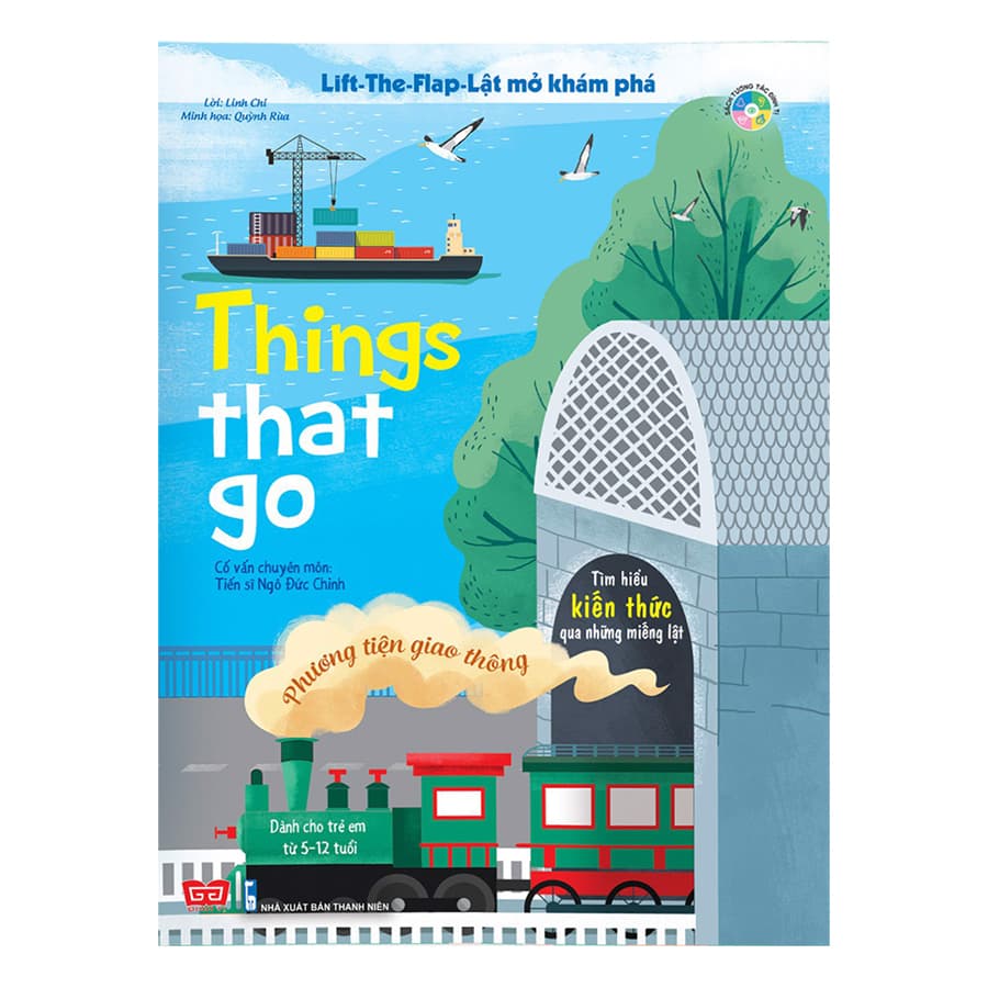 Sách Tương Tác Lift The Flap Lật Mở Khám Phá Things That Go Phương Tiện Giao Thông