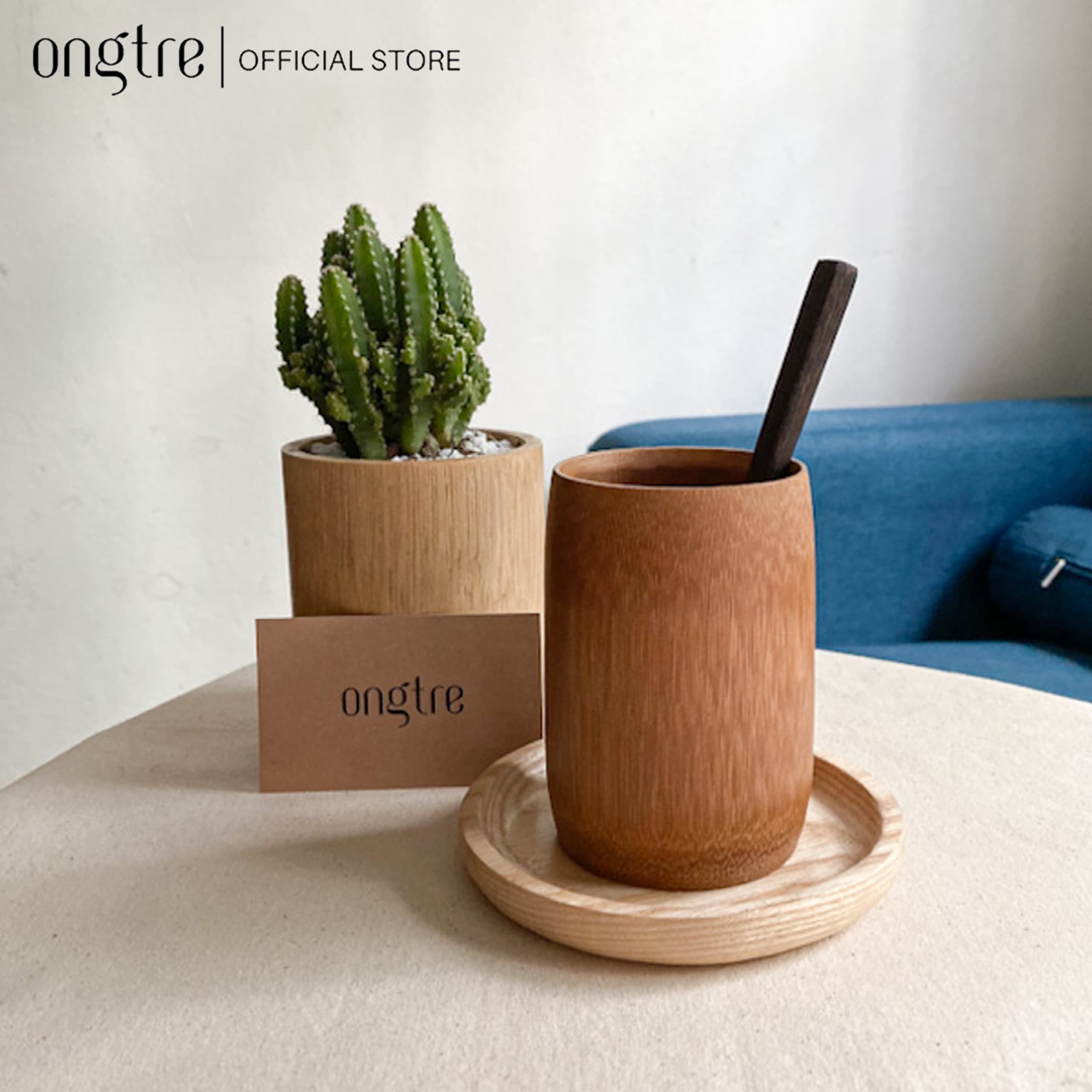 Cốc tre Ly tre uống nước decor cắm hoa cao 8cm 12cm Cốc Nâu 10 12cm